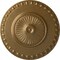 Ekena Millwork Lyon Ceiling Medallion (Fits Canopies up to 3 5/8"), Hand-Painted Pale Gold, 23 1/2"OD x 3 1/4"P CM23LYPAS - alternate 1